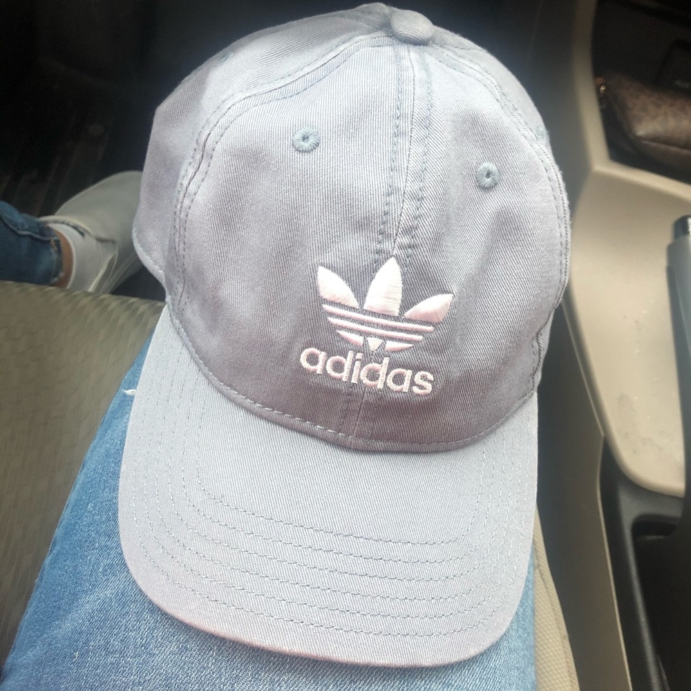 Grey Adidas baseball hat